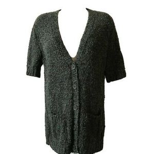 Pins and Needles Green Speckled Cardigan